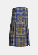 Utility_Independence_Tartan_2285_kilt_right_image_with_pleated_design_and_adjustable_buckles_for_men