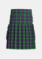 Utility_Inglis_2_Tartan_1798_kilt_back_image_with_pleated_design_and_adjustable_buckles_for_men