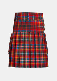 Utility_Innes_tartan_3387_kilt_back_image_with_pleated_design_and_adjustable_buckles_for_men