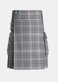Utility_Inverarity_Morton_Tartan_14499_kilt_front_image_with_pleated_design_and_adjustable_buckles_for_men