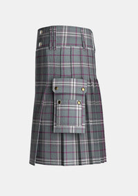 Utility_Inverarity_Morton_Tartan_14499_kilt_left_image_with_pleated_design_and_adjustable_buckles_for_men