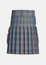 Utility_Islander_Dress_Tartan_10248_kilt_back_image_with_pleated_design_and_adjustable_buckles_for_men