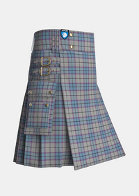 Utility_Islander_Dress_Tartan_10248_kilt_side_image_with_pleated_design_and_adjustable_buckles_for_men
