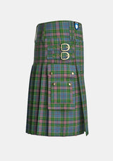 Utility_Isle_of_Man_Tartan_3832_kilt_right_image_with_pleated_design_and_adjustable_buckles_for_men