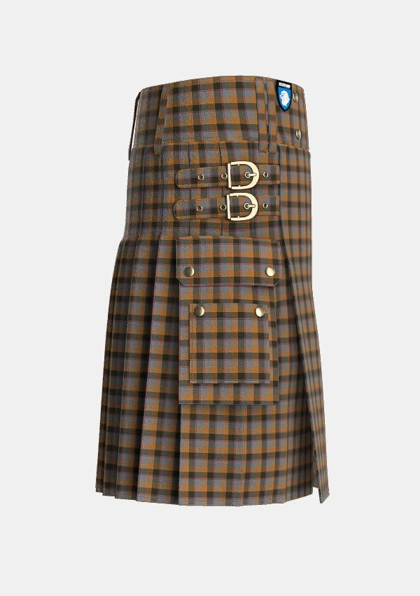 Utility_Jardine_2_Tartan_2014_kilt_right_image_with_pleated_design_and_adjustable_buckles_for_men