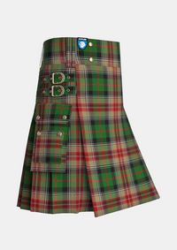 Utility_Johnson_J_M_Tartan_5286_kilt_side_image_with_pleated_design_and_adjustable_buckles_for_men