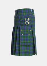 Utility_Johnstone_Johnston_Tartan_1062_kilt_right_image_with_pleated_design_and_adjustable_buckles_for_men