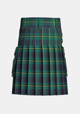 Utility_Johnstone_tartan_kilt_back_image_with_pleated_design_and_adjustable_buckles_for_men