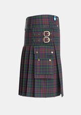 Utility_Jrgensen_of_Taasingee_Personal_Tartan_7214_kilt_right_image_with_pleated_design_and_adjustable_buckles_for_men