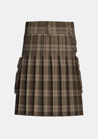 Utility_Jura_Mist_Tartan_14065_kilt_back_image_with_pleated_design_and_adjustable_buckles_for_men