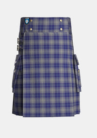 Utility_Kelvinside_Academy_7936_kilt_front_image_with_pleated_design_and_adjustable_buckles_for_men