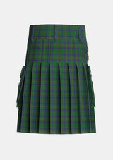 Utility_Kennedy_2_Tartan_1123_kilt_back_image_with_pleated_design_and_adjustable_buckles_for_men