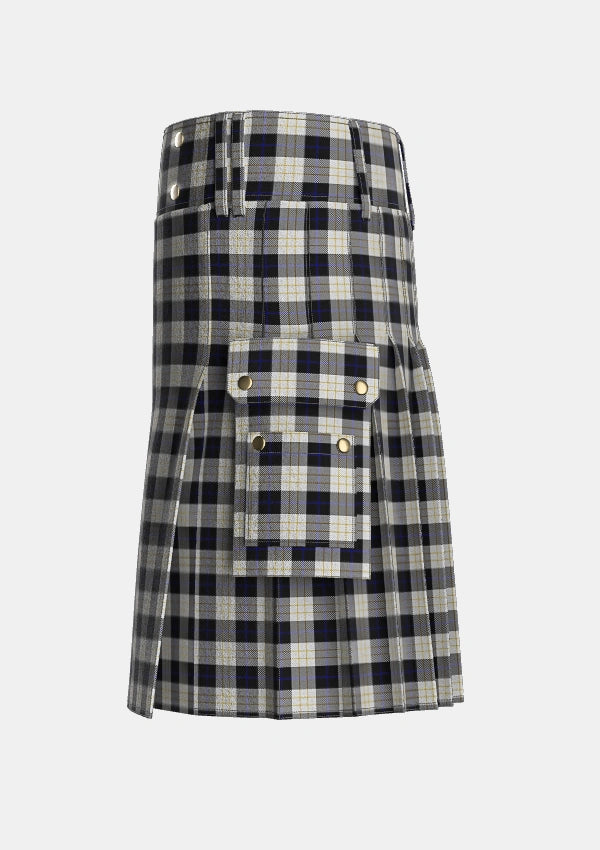 Utility_Kennison_Tartan_5336_kilt_left_image_with_pleated_design_and_adjustable_buckles_for_men