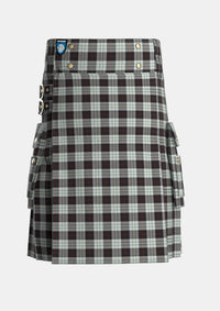 Utility_Kierson_Tartan_5346_kilt_front_image_with_pleated_design_and_adjustable_buckles_for_men