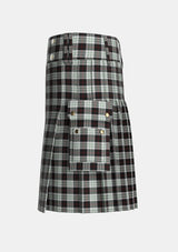 Utility_Kierson_Tartan_5346_kilt_left_image_with_pleated_design_and_adjustable_buckles_for_men