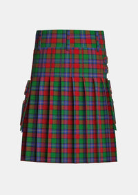 Utility_Kilgour_tartan_1979_kilt_back_image_with_pleated_design_and_adjustable_buckles_for_men