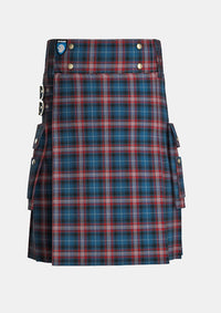 Utility_King_Alastair_Tartan_14537_kilt_front_image_with_pleated_design_and_adjustable_buckles_for_men