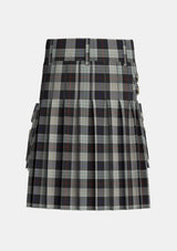 Utility_Kinnieson_Personal_Tartan_1994_kilt_back_image_with_pleated_design_and_adjustable_buckles_for_men