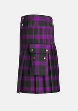 Utility_Laird_Tartan_7856_kilt_left_image_with_pleated_design_and_adjustable_buckles_for_men