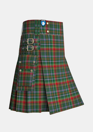 Utility_Lawson_Robin_Tartan_11043_kilt_side_image_with_pleated_design_and_adjustable_buckles_for_men