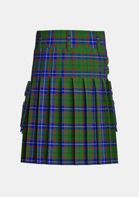 Utility_Lee_Tartan_5407_kilt_back_image_with_pleated_design_and_adjustable_buckles_for_men