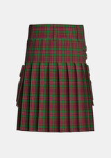 Utility_Leighton_Tartan_2483_kilt_back_image_with_pleated_design_and_adjustable_buckles_for_men