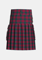 Utility_Lindsay_2_Tartan_704_kilt_back_image_with_pleated_design_and_adjustable_buckles_for_men