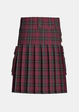 Utility_Llewellen_of_Wales_Tartan_5759_kilt_back_image_with_pleated_design_and_adjustable_buckles_for_men
