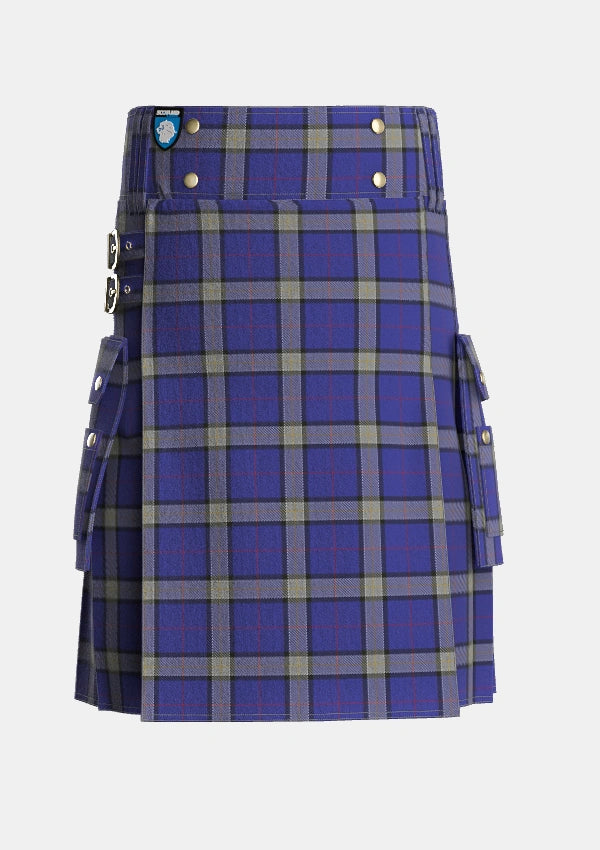 Utility_Lloyd_of_Astargus_Tartan_5771_kilt_front_image_with_pleated_design_and_adjustable_buckles_for_men