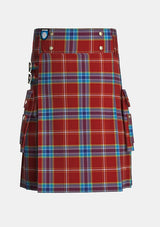 Utility_Lobster_Fishery_Tartan_13679_kilt_front_image_with_pleated_design_and_adjustable_buckles_for_men