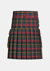 Utility_Logan_Modern_Tartan_kilt_back_image_with_pleated_design_and_adjustable_buckles_for_men