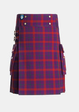 Utility_Lynch_Variant_Tartan_2774_kilt_front_image_with_pleated_design_and_adjustable_buckles_for_men