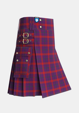 Utility_Lynch_Variant_Tartan_2774_kilt_side_image_with_pleated_design_and_adjustable_buckles_for_men