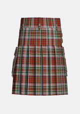 Utility_MacAlister_Dress_Tartan_6629_kilt_back_image_with_pleated_design_and_adjustable_buckles_for_men