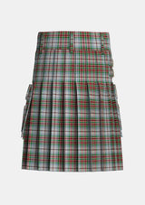 Utility_MacBean_Dress_Tartan_2415_kilt_back_image_with_pleated_design_and_adjustable_buckles_for_men