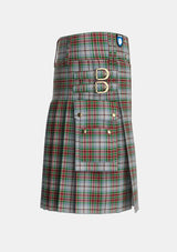 Utility_MacBean_Dress_Tartan_2415_kilt_right_image_with_pleated_design_and_adjustable_buckles_for_men