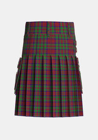 Utility_MacBean_of_Tomatin_Tartan_3342_kilt_back_image_with_pleated_design_and_adjustable_buckles_for_men