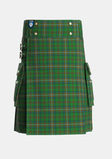 Utility_MacClure_Hunting_Tartan_3331_kilt_front_image_with_pleated_design_and_adjustable_buckles_for_men