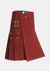 Utility_MacColl_2_Tartan_899_kilt_side_image_with_pleated_design_and_adjustable_buckles_for_men