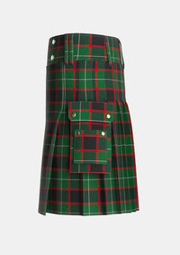 Utility_MacDiarmid_2_Tartan_1181_kilt_left_image_with_pleated_design_and_adjustable_buckles_for_men