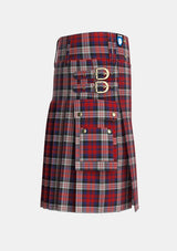 Utility_MacDonald_Dress_Irish_Tartan_3272_kilt_right_image_with_pleated_design_and_adjustable_buckles_for_men