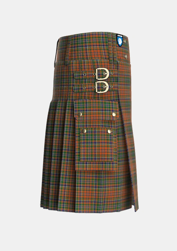 Utility_MacDougall_1850_1_Tartan_8333_kilt_right_image_with_pleated_design_and_adjustable_buckles_for_men