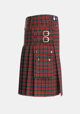 Utility_MacDuff_2_Tartan_1339_kilt_right_image_with_pleated_design_and_adjustable_buckles_for_men