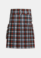 Utility_MacDuff_Dress_5_Tartan_1601_kilt_back_image_with_pleated_design_and_adjustable_buckles_for_men