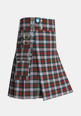 Utility_MacDuff_Dress_5_Tartan_1601_kilt_side_image_with_pleated_design_and_adjustable_buckles_for_men