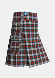 Utility_MacDuff_Dress_5_Tartan_1601_kilt_side_image_with_pleated_design_and_adjustable_buckles_for_men