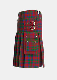Utility_MacFadyan_MacGregor_Hastie_Tartan_403_kilt_right_image_with_pleated_design_and_adjustable_buckles_for_men