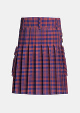 Utility_MacGregor_of_Glengyle_Tartan_450_kilt_back_image_with_pleated_design_and_adjustable_buckles_for_men