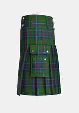Utility_MacHardy_Tartan_514_kilt_left_image_with_pleated_design_and_adjustable_buckles_for_men