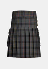 Utility_MacInnes_Homecoming_Tartan_7815_kilt_back_image_with_pleated_design_and_adjustable_buckles_for_men